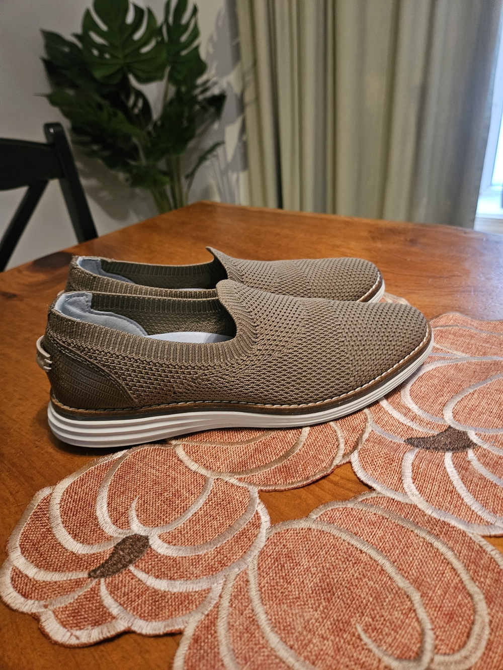 Cole Haan Men's Slip-On Knit Loafers - Taupe